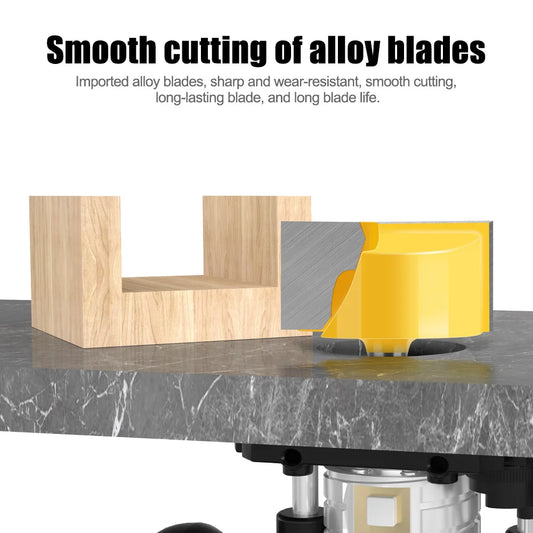 T-förmiger Schlitzfräser mit 6 mm Schaft für präzise Bodenreinigung