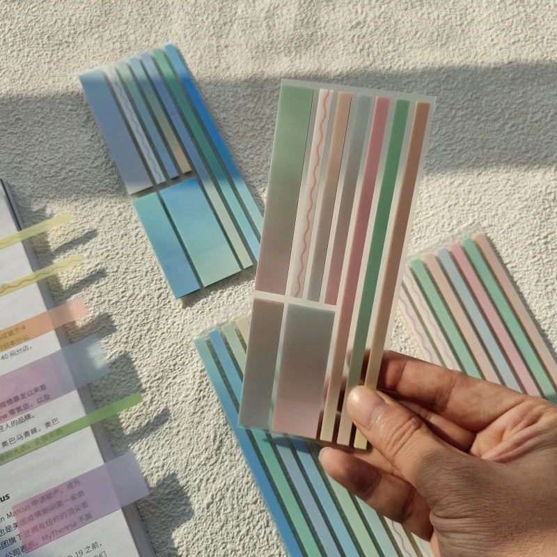 160/180x Seitenmarkierungen Haftnotizen - Wiederverwendbare Akten Index Aufkleber Tabs