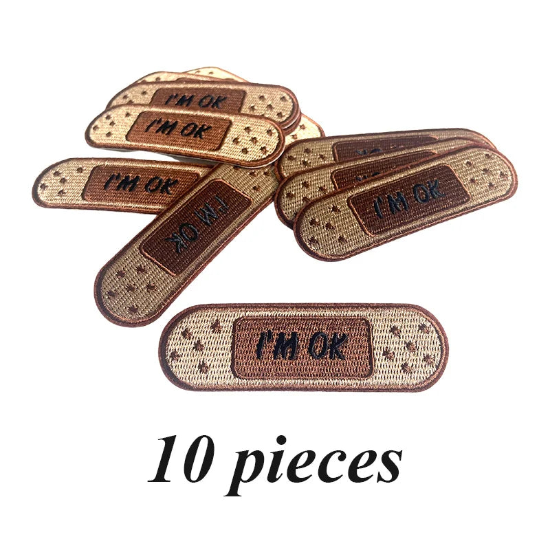 Stickerei Bandage Reparatur Patches zum Aufbügeln für Kleidung