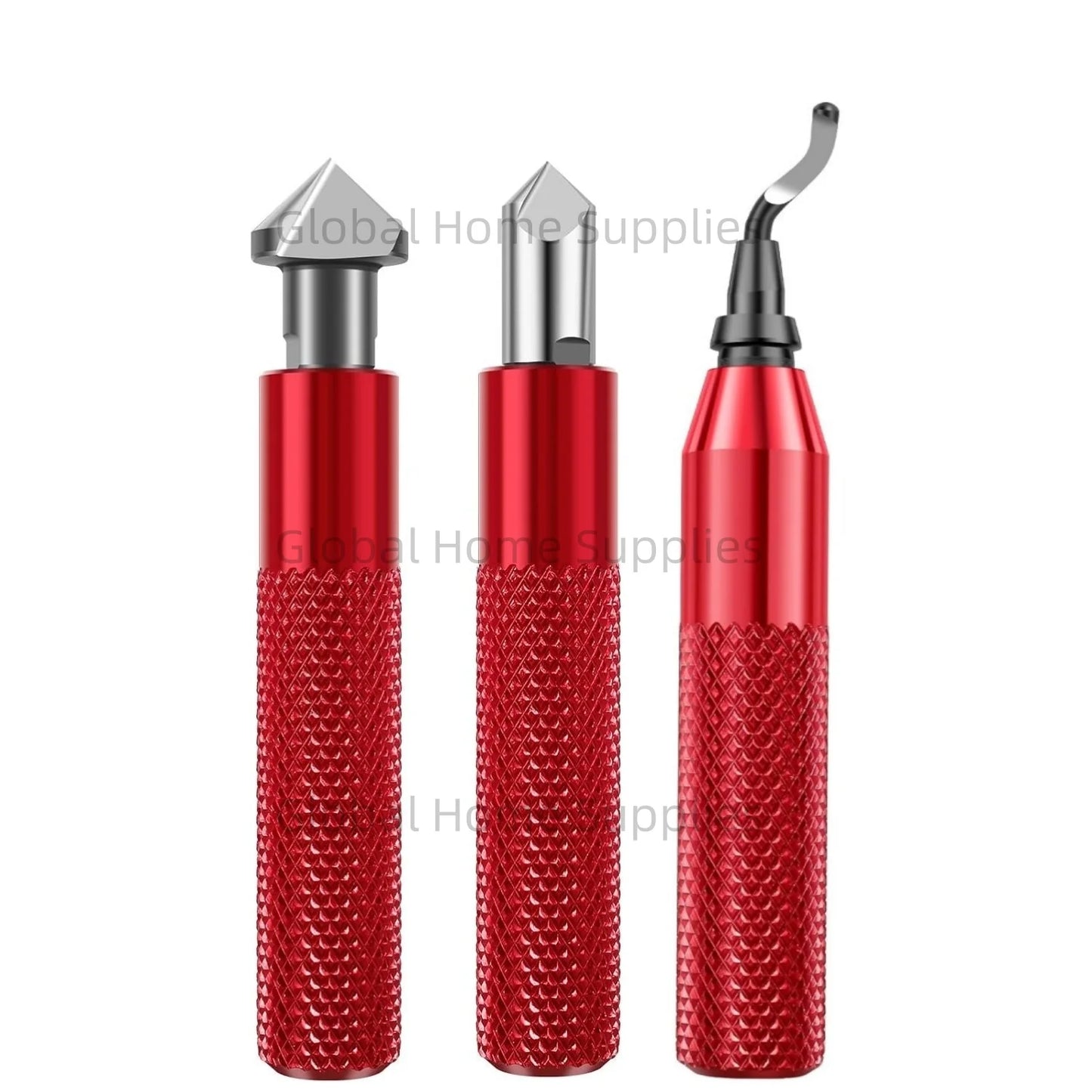 Entgratungswerkzeug-Set mit Senker-Handreibahlen und 10 Zusatzklingen