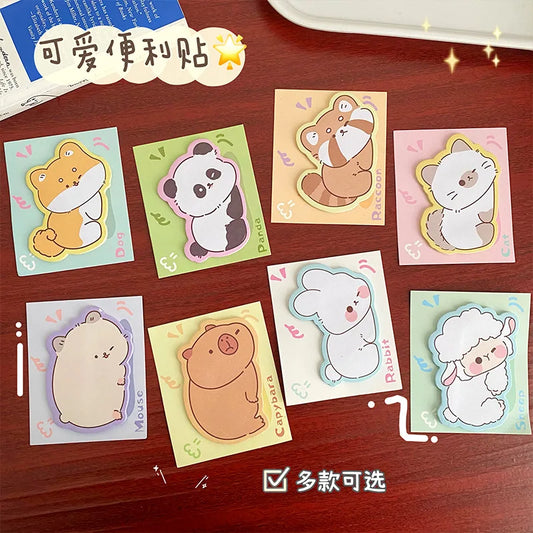 30 Blatt kleine Tier Haftnotizen niedlich und stilvoll zum Notieren-Yabubest - Home & More