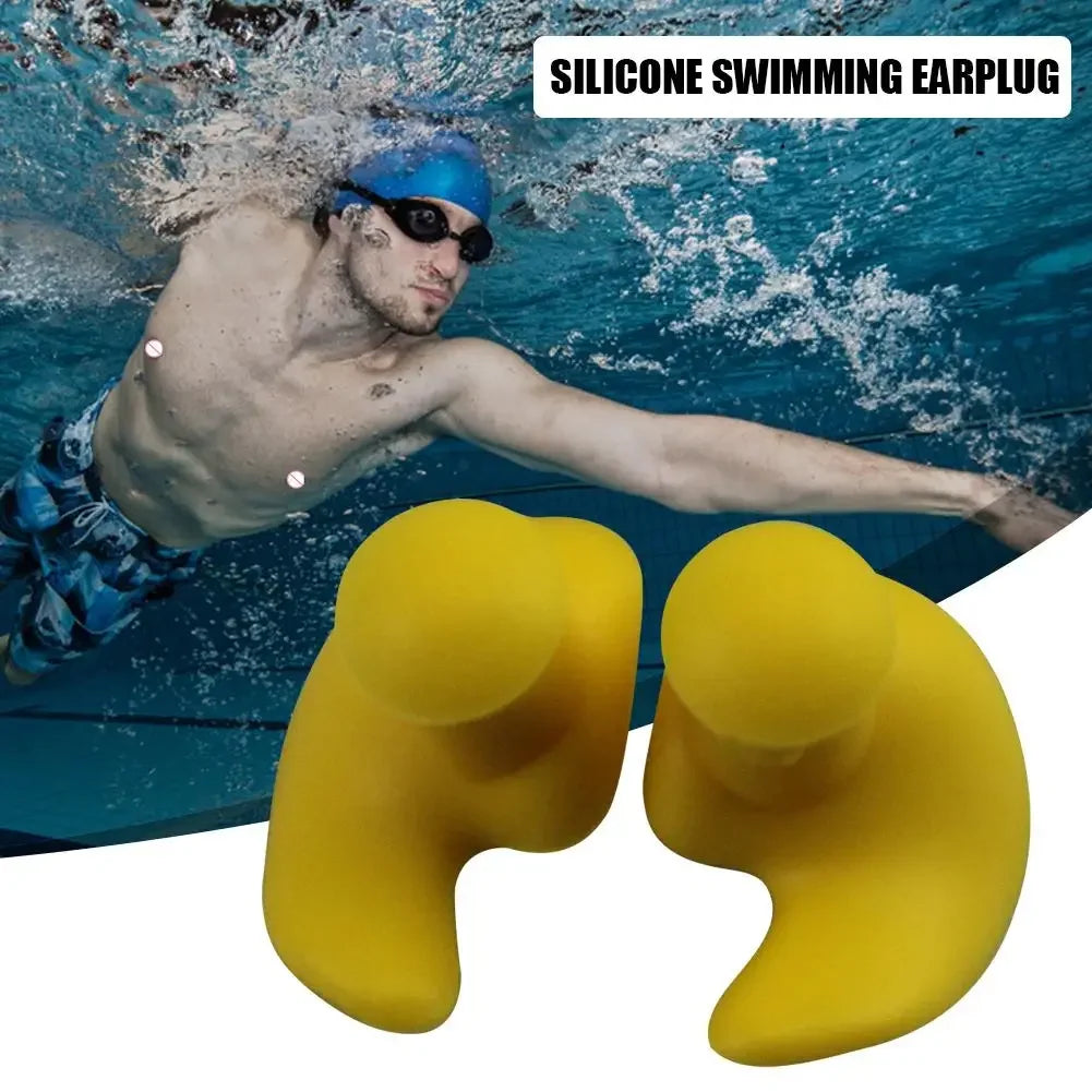 Wasserdichte weiche Silikon Ohrstöpsel für Schwimmen und Wassersport