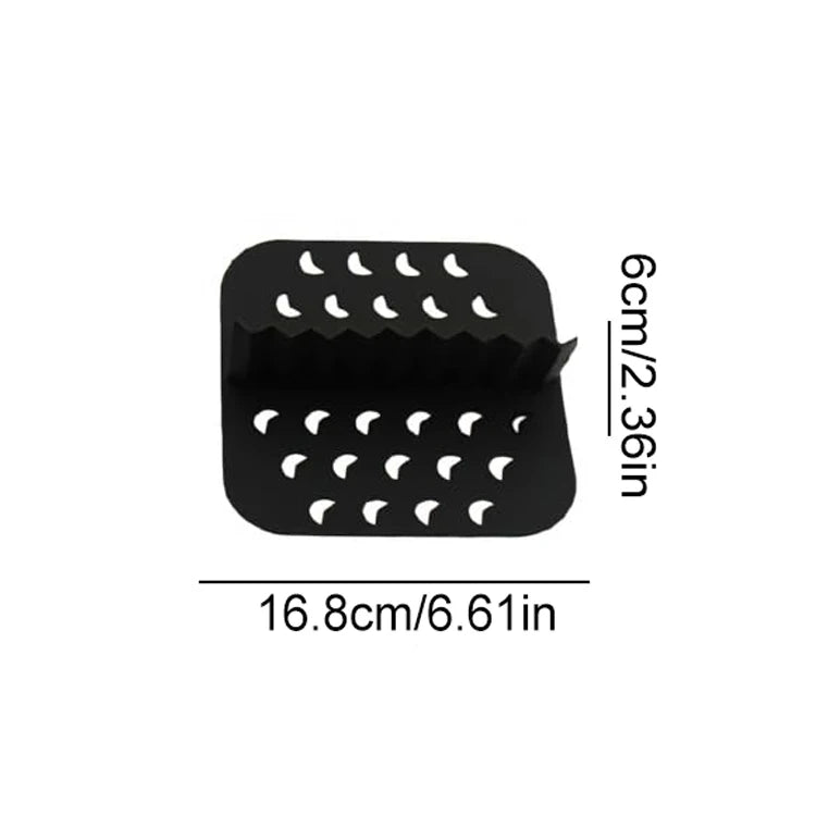 Robuster 3-fach Edelstahl Grillrost für Heißluftfritteusen – Quadratisch