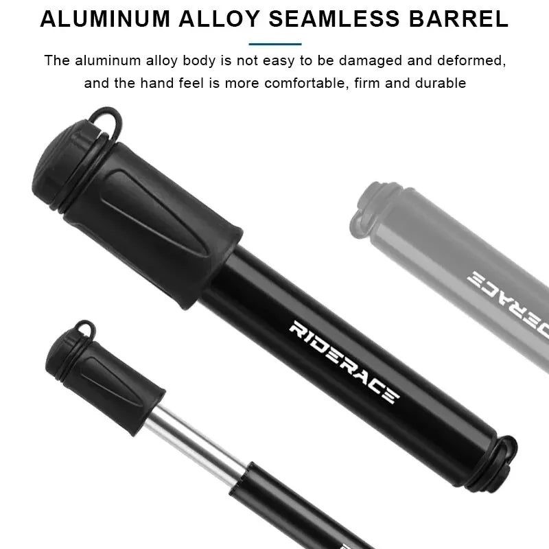 Tragbare Mini Fahrradpumpe Handluftpumpe für MTB Rennrad Ventile