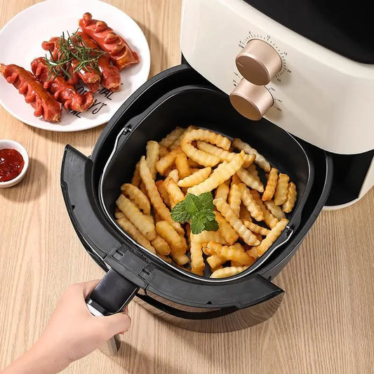 Robustes Metall Airfryer Zubehör 8 Zoll Backform - Grill für Heißluftfritteuse