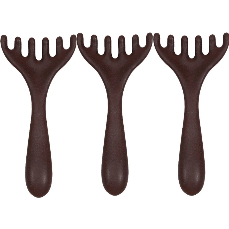 Holz Meridian Massage Kamm 6 Klauen Kopf Massagegerät für Entspannung-Yabubest - Home & More