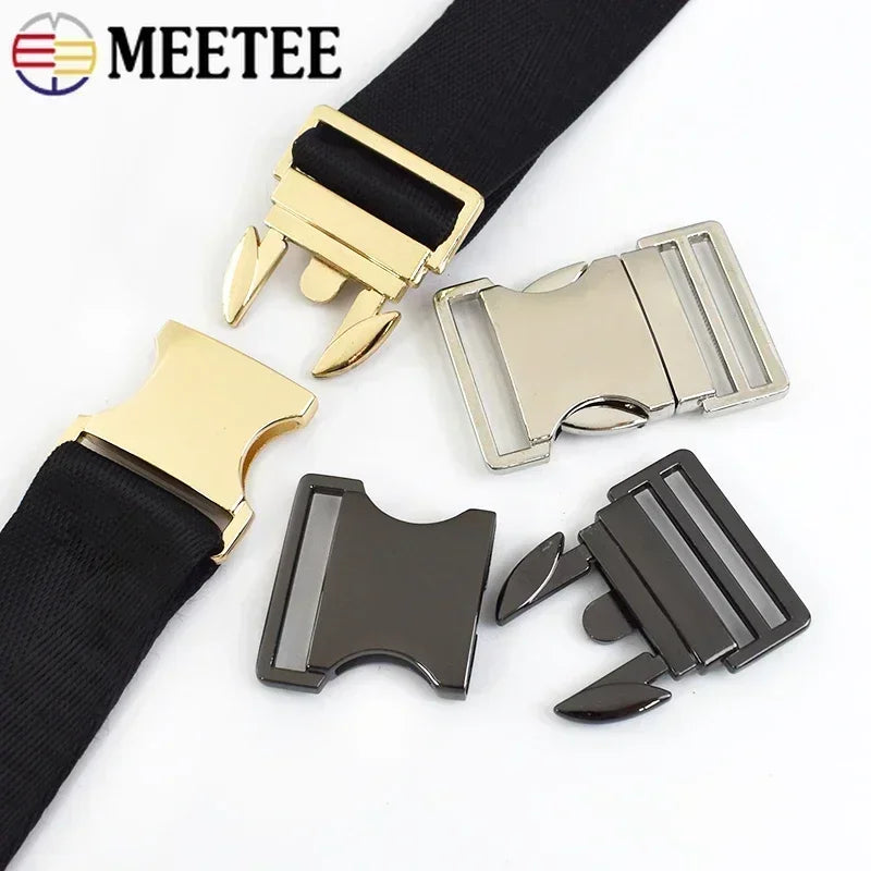 Praktische Metall Schnallen 20-38mm für Rucksack, Gürtel, Halsband, DIY