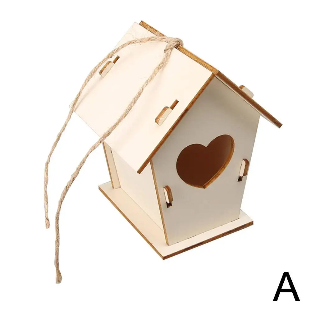 DIY Holz Vogelnest für Garten - Hängend - Naturfreundlich