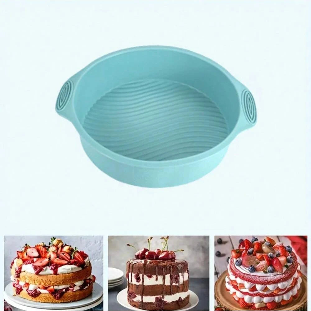 6tlg. Silikon Backformen Set - Ofenfest - Vielseitig für Gebäck - Kuchen