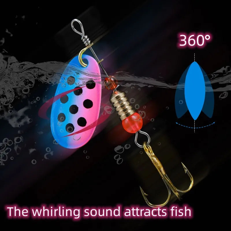 Vielseitiges 16-teilige Metall Löffel Spinner Köder Set mit Haken für Angler