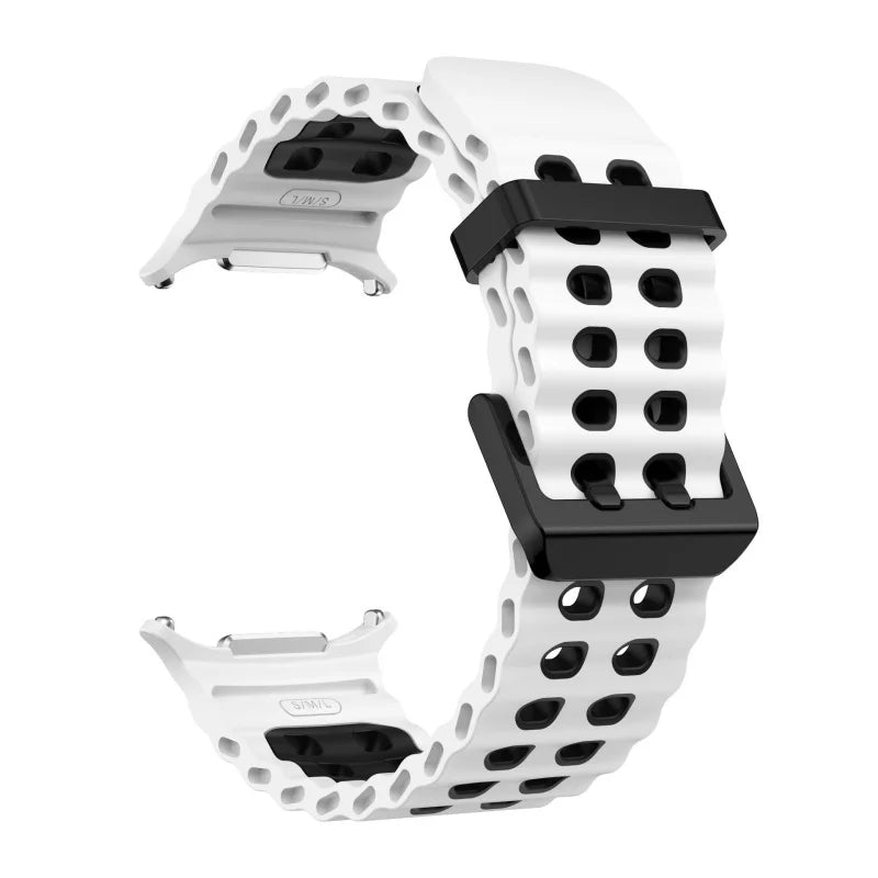 Marine Silikonarmband für Samsung Galaxy Watch Ultra 47 mm 2025 Modell