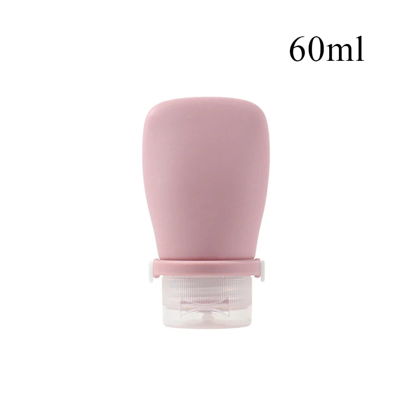 Auslaufsichere Silikon-Reiseflasche 30-90ml – flexibel, nachfüllbar - kompakt