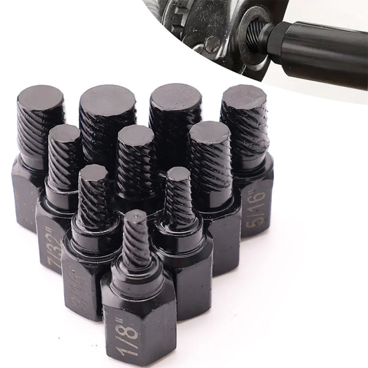 10-teiliges Multi-Spline-Schraubenausdreher-Set mit Sechskantschaft-Yabubest - Home & More