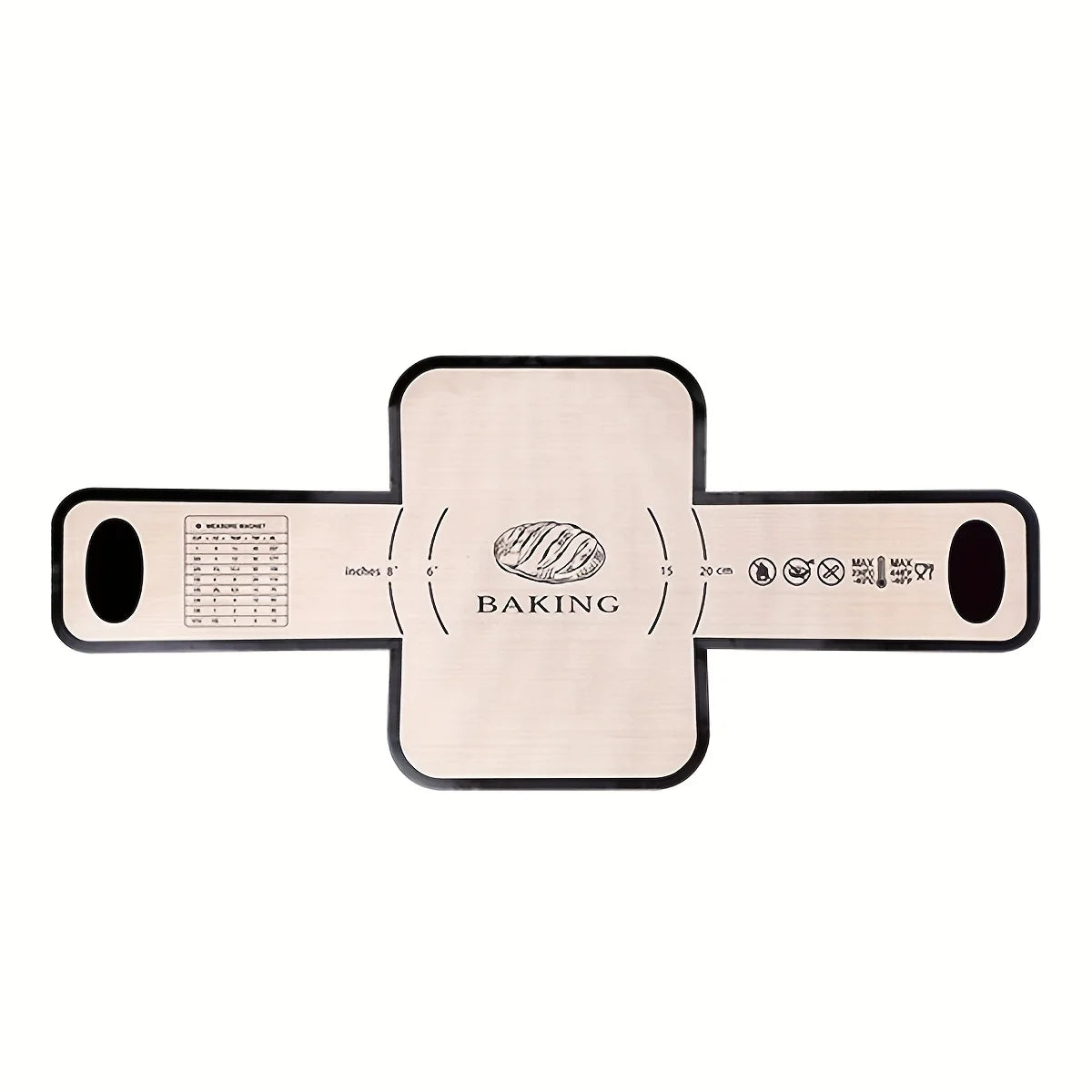 Silikon-Brotschlinge hitzebeständig antihaftbeschichtet mit langem Griff zum Backen