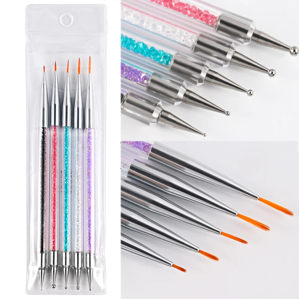 Nageldesign Pinsel Set Ultra Dünne Linie Für Präzise Nail Art Malerei