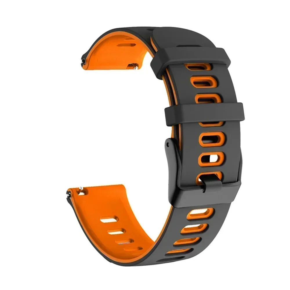 Flexibles Silikonarmband 20/22mm – Komfort - Stil für Huawei, Garmin - Samsung