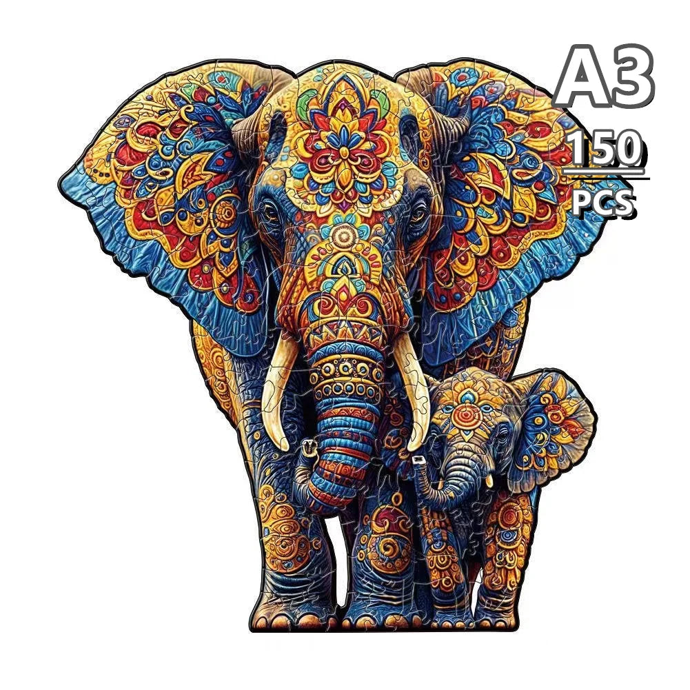 Tierisches Holz 3D Puzzle Pädagogisches Lernspiel für Geist