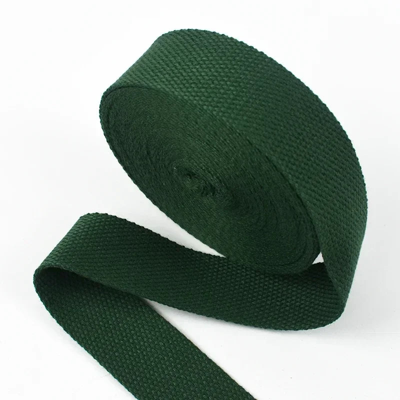 4M Polyester/Nylon Gurtband 1.3mm dick, 20-50mm breit für DIY Nähen Rucksäcke