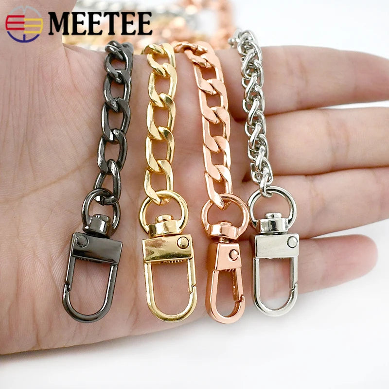 Metall Ketten Schulterriemen 100 120 cm Ersatz für Geldbörse Tasche