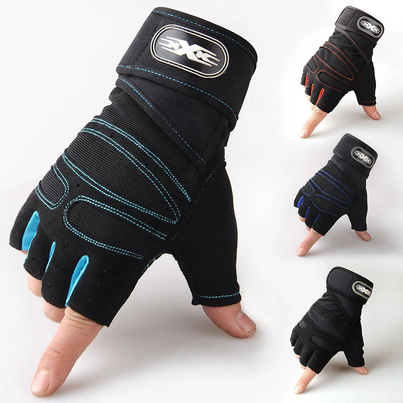 Stoßfeste Gym Handschuhe Unisex – Komfort - Grip für Fitness - Bodybuilding