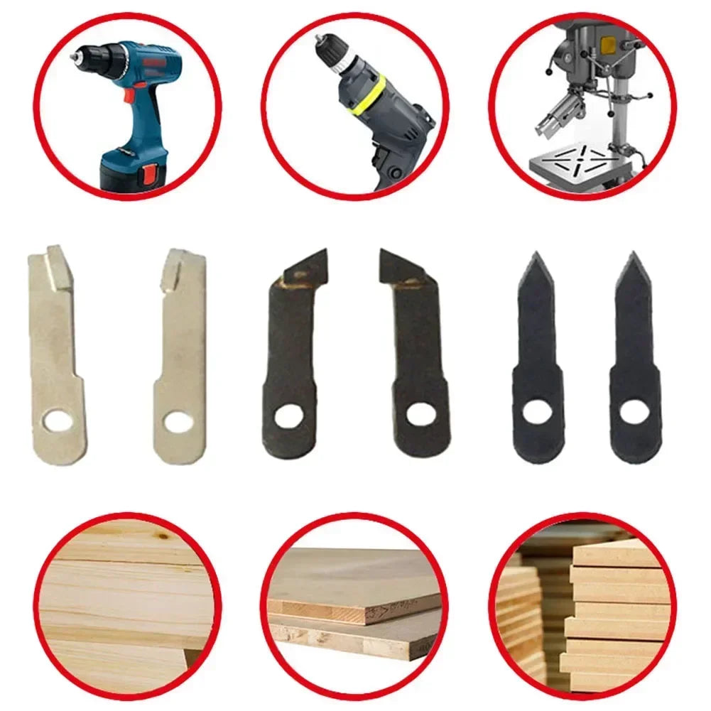 2 Stücke Verstellbare Kreis Loch Cutter für Holzbearbeitung