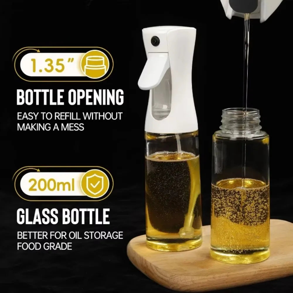 Präzises Ölspray 200-500ml – Sprühflasche für Öl, Essig - Grillspaß nachhaltig
