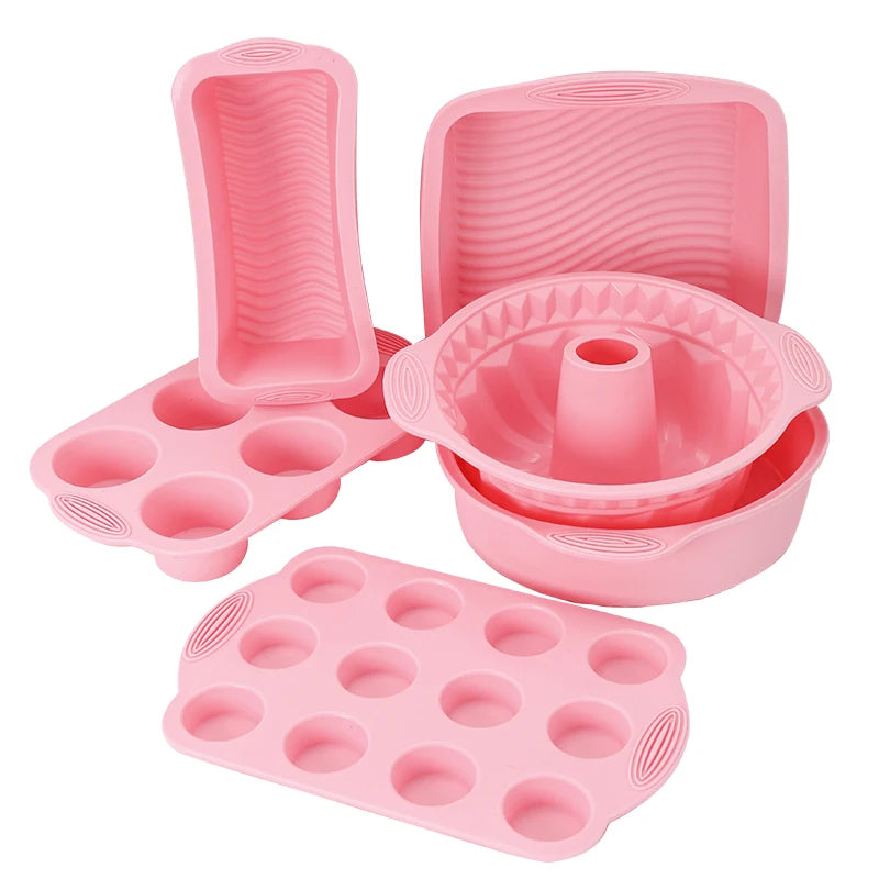 Antihaft Silikon Backformen Set für müheloses Backen und Genuss