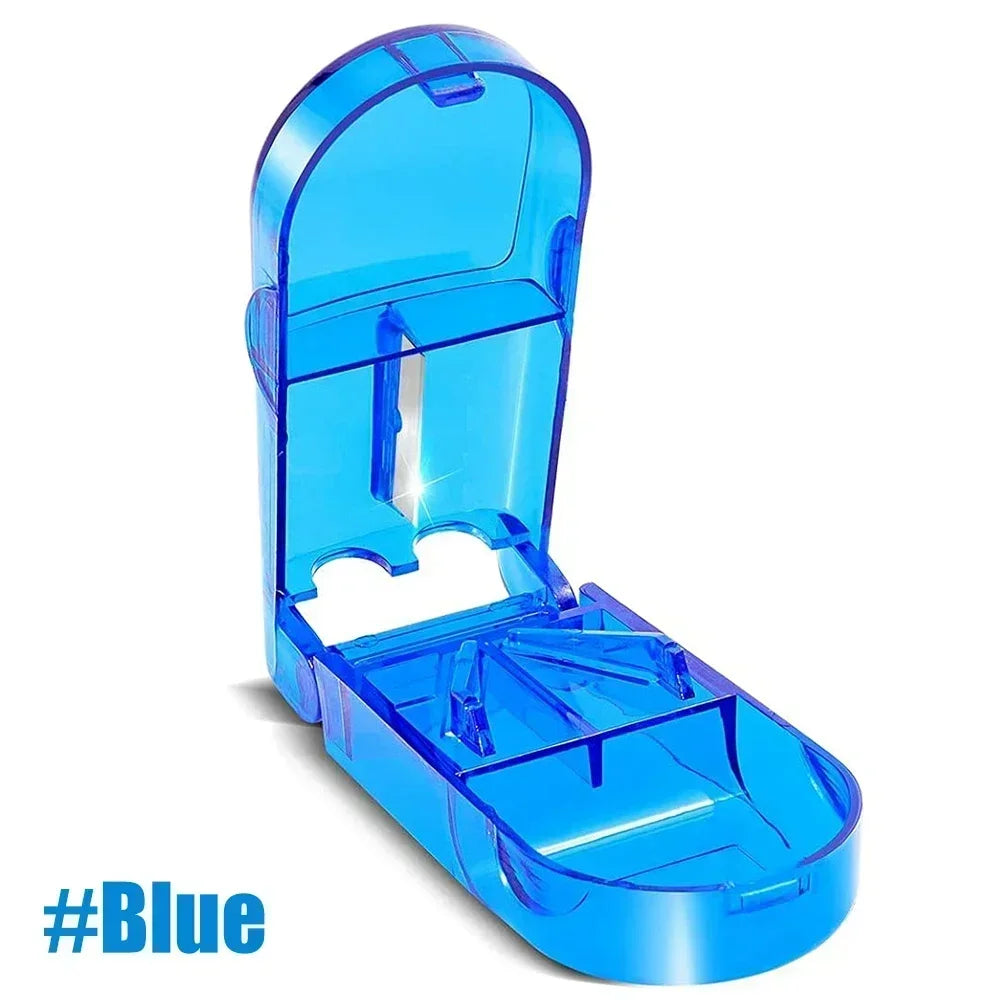 Pillenschneider mit V-Halter für präzises Schneiden großer und kleiner Tabletten