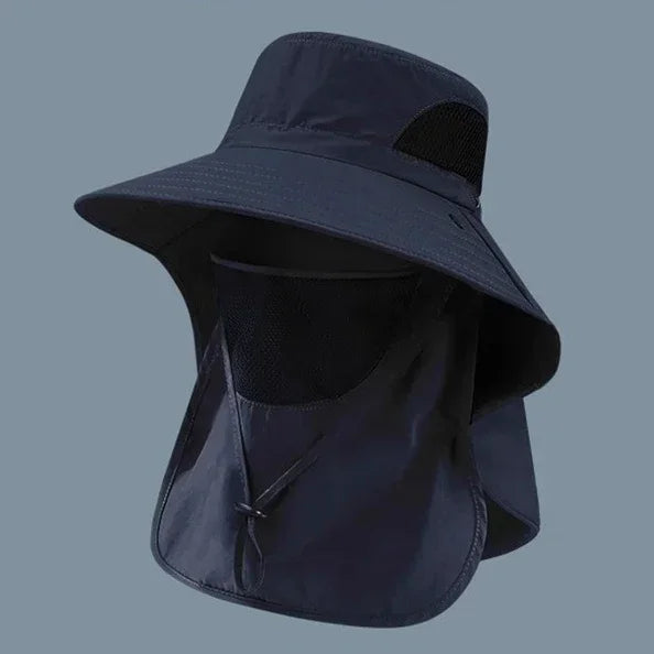 Unisex Sonnenhut mit UV-Schutz - Halsklappe – Leicht, robust, perfekt für Outdoor