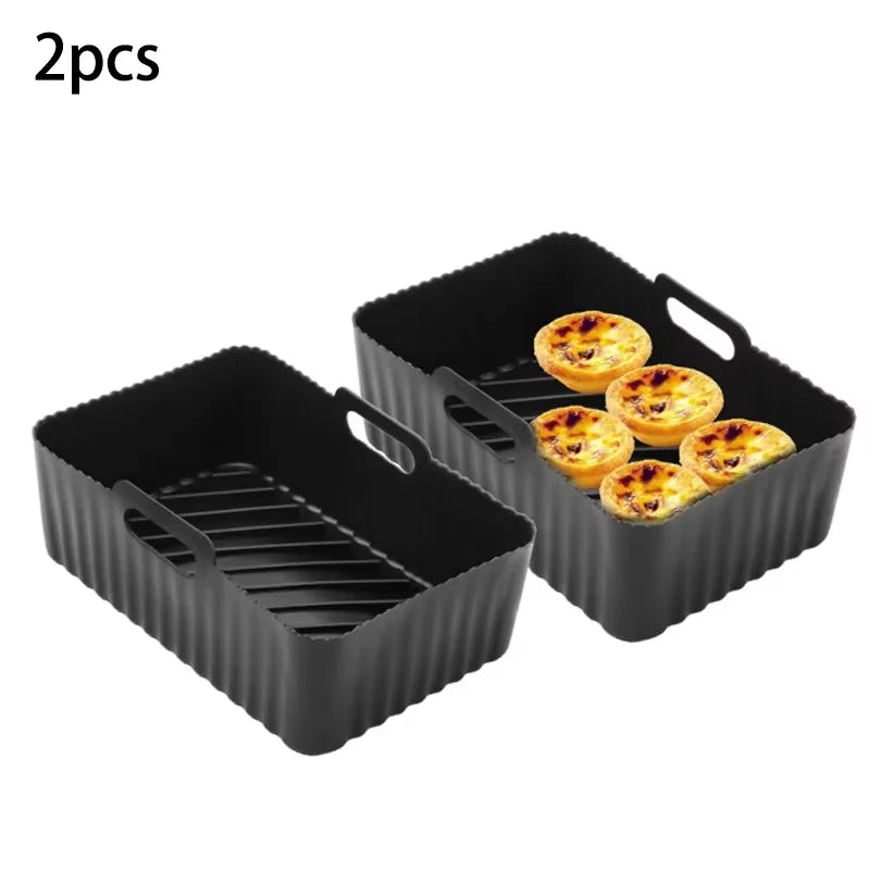 Luftfritteusen-Zubehörset mit Silikonform für Backen und Garen