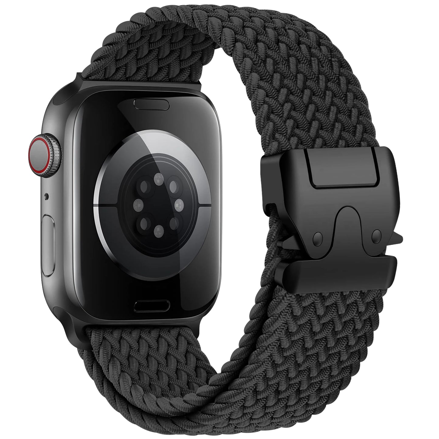 Geflochtenes Nylon Uhrenarmband Sport Ersatz für 41-49 mm Smartwatch