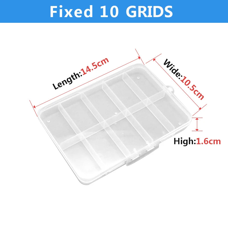 Variabler Organizer 2-24 Fächer für Kleinteile: Schmuck, Schrauben, Werkzeug