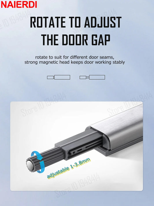 Magnetische Schrankschnäpper Push-to-Open Edelstahl – 10er/20er Pack Türriegel