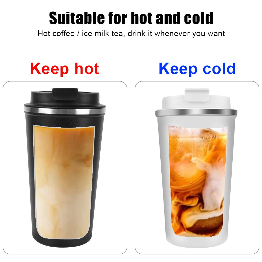 Isolierter Edelstahl Thermobecher 380ml oder 510ml