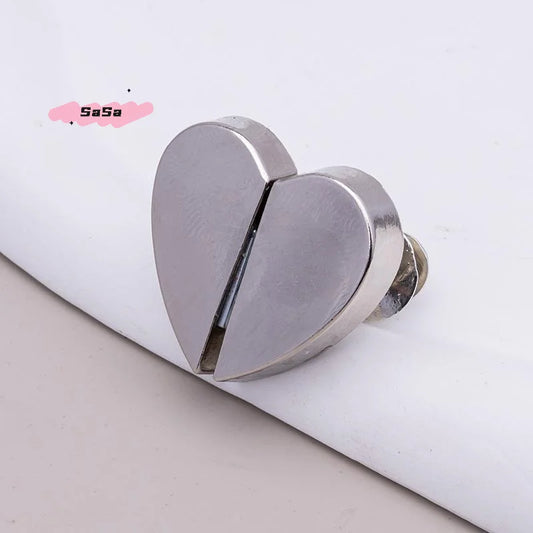 Herzförmige Magnet Vorhangclips mit abnehmbarer Metallschnalle