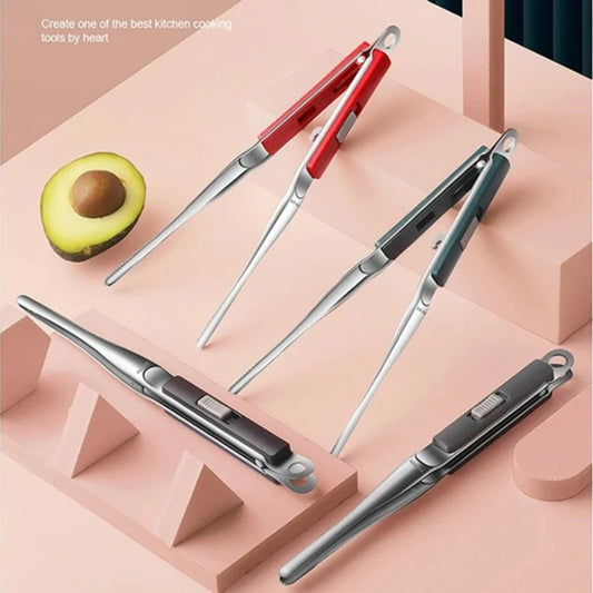 Robuste Grillzange 304 Edelstahl 26 cm – Sicherer Halt beim Grillen