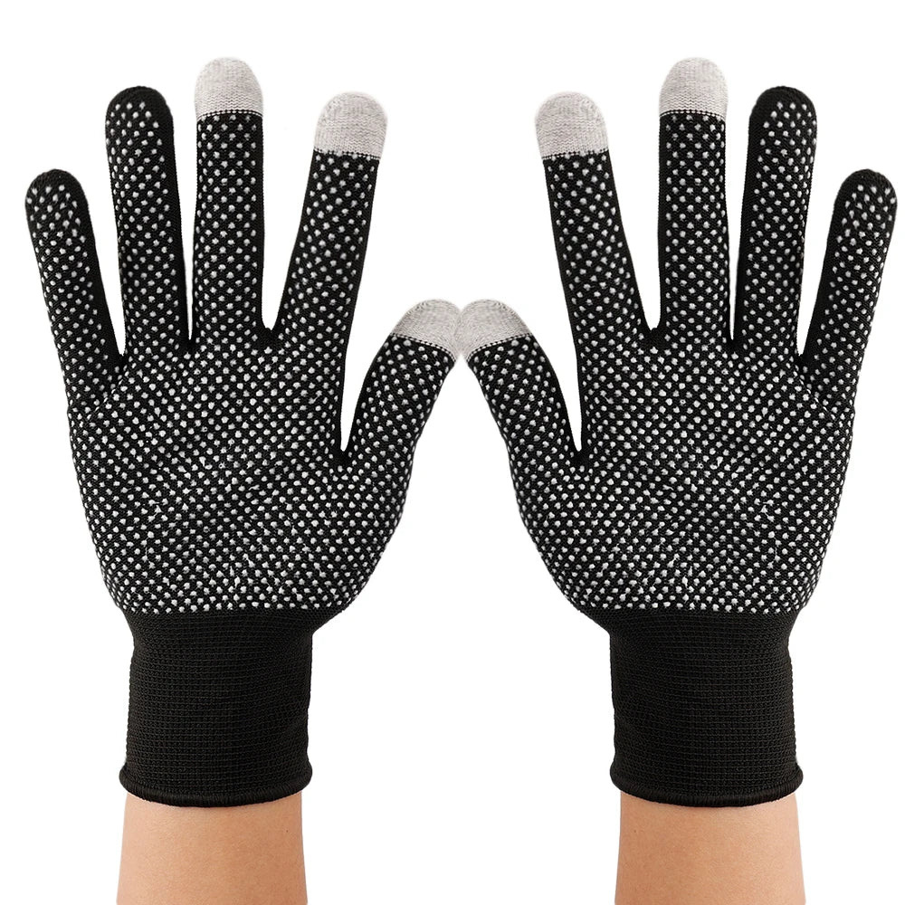 Rutschfeste Touchscreen-Handschuhe 5 Paar, leicht, atmungsaktiv, UV-Schutz