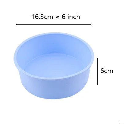 Runde Silikon Backform für perfekte Kuchen und Gebäck in verschiedenen Größen