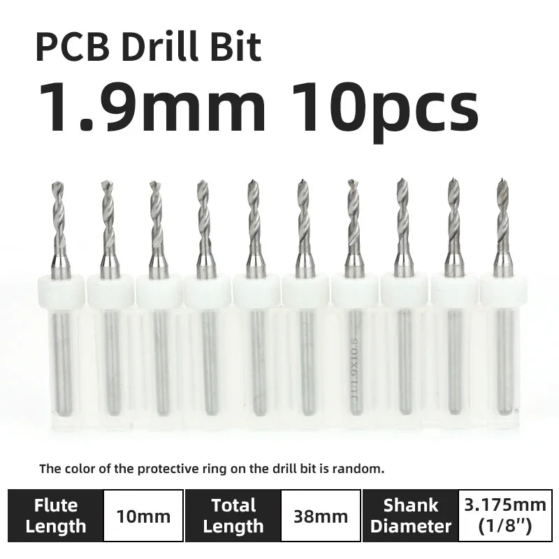 Präzisions Mikrobohrer Set Wolframkarbid für PCB Holz CNC 0.1-3.175mm