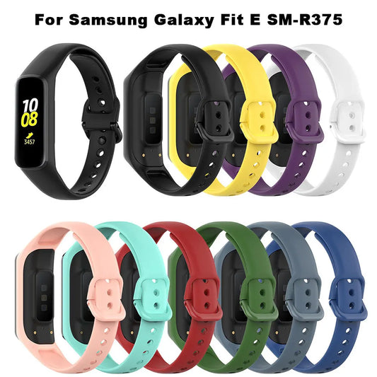 Weiches Silikonarmband für Smartwatch mit verstellbarer Länge und Verschluss