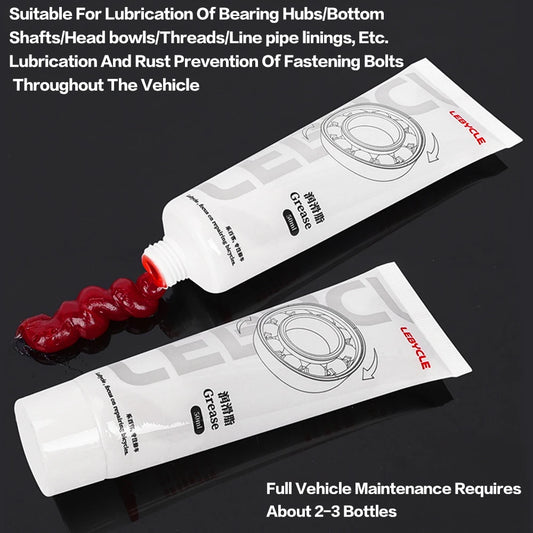 Fahrrad Schmierfett MTB Fett Öl für Hub Tretlager Headset Kugellager Rot