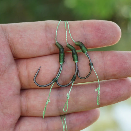 20x Anti Tangle Gummi Sleeves für Karpfenangeln Zubehör Angelschnur Schutz