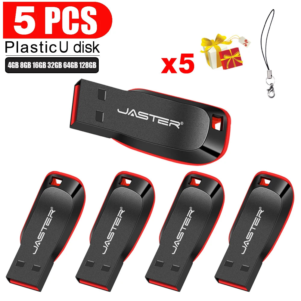 USB 2.0 Flash Drive Set 5x 16-128GB Portable Speicherstick robust