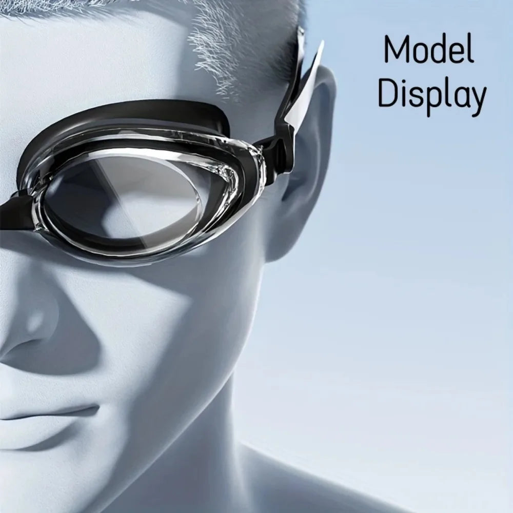 Wasserdichte Schwimmbrille mit UV-Schutz und flexiblem Silikonrahmen