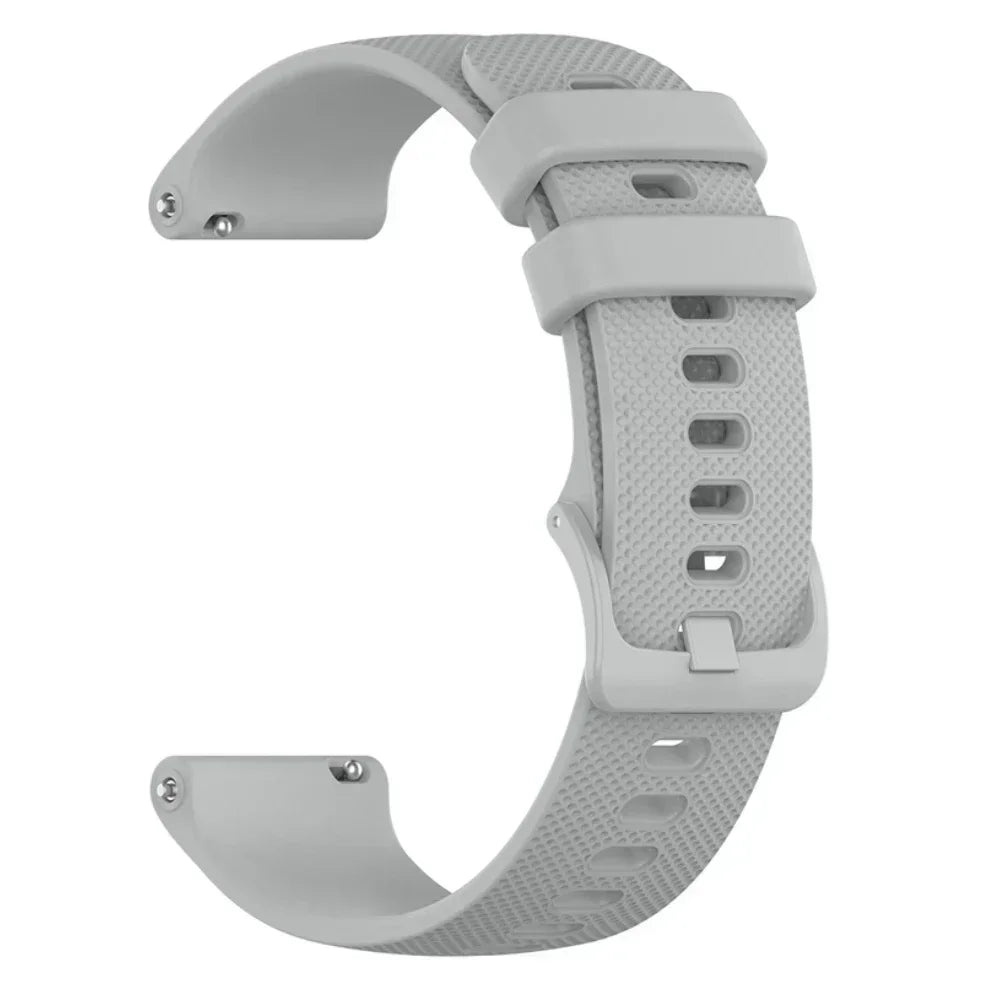 Flexibles Silikon-Sportarmband 20/22 mm – Komfort - Halt für Garmin - Co.