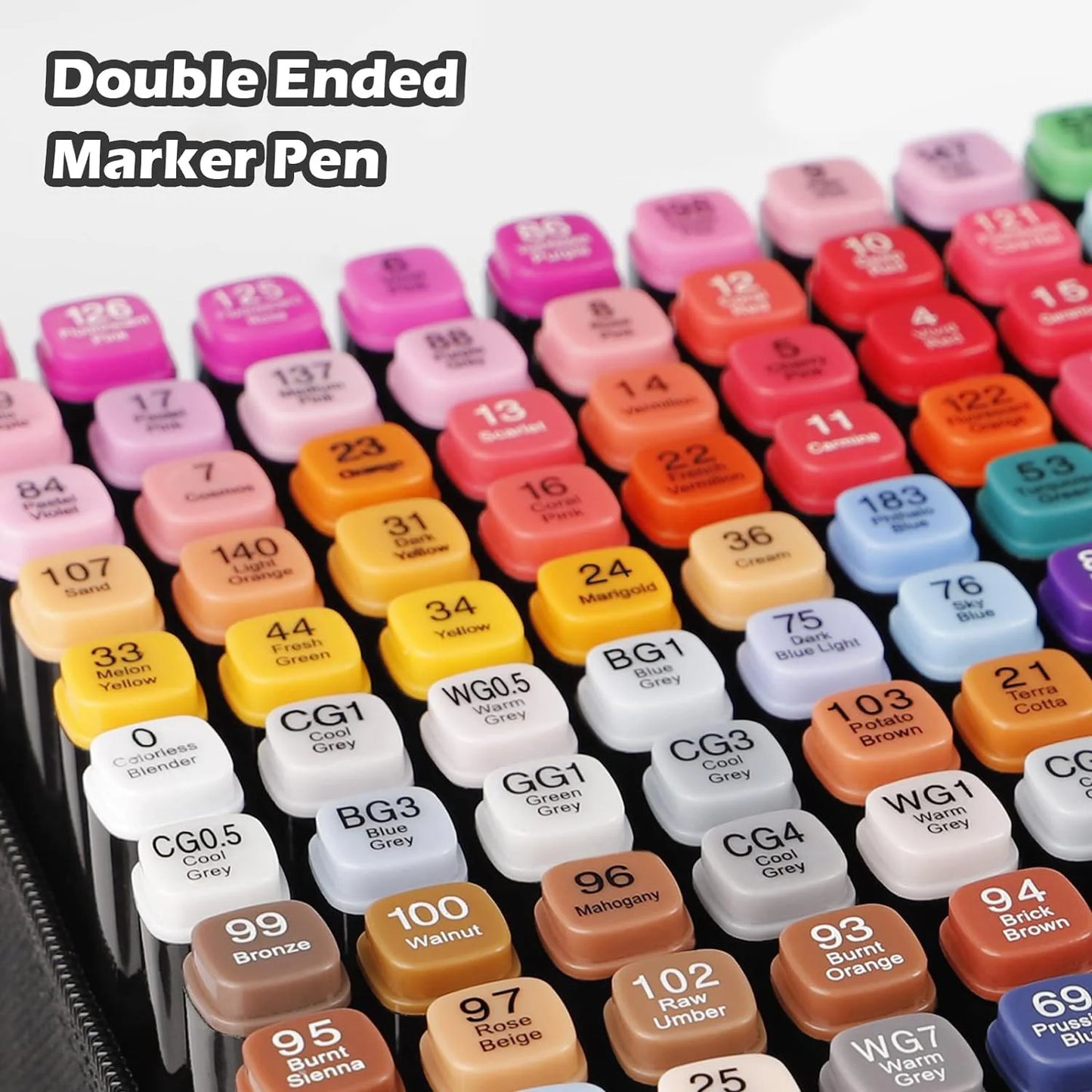 Doppelspitze Permanent Art Marker Set – 120 Farben für Zeichenkunst