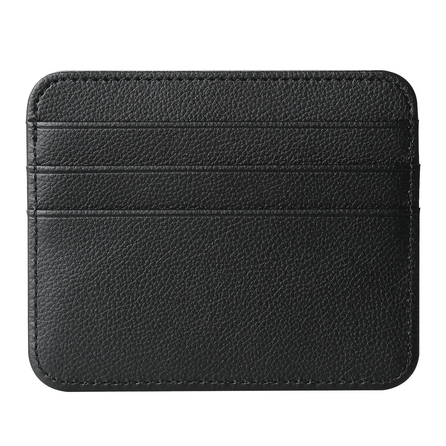 Schlankes PU Leder Kartenetui Unisex – Dünne Mini Brieftasche für Karten Geld