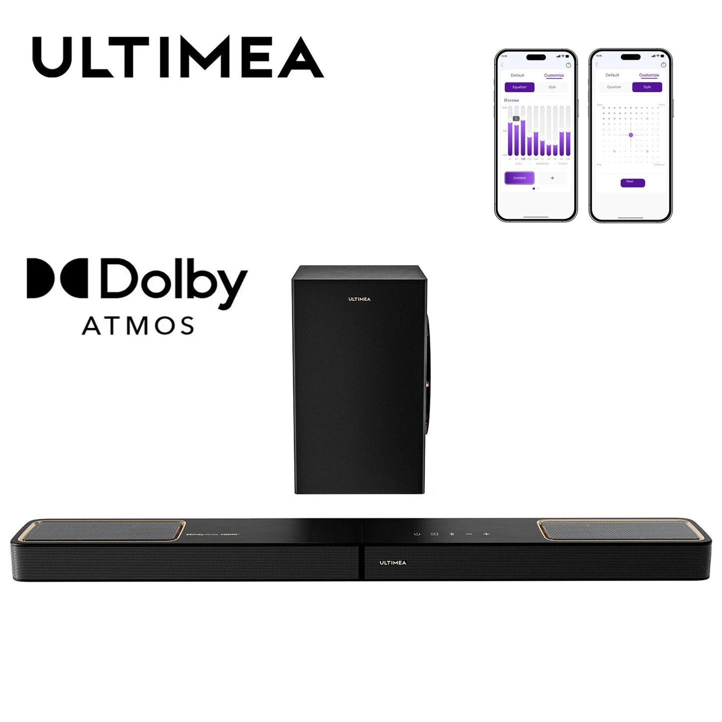 ULTIMEA Skywave F30 Boom Soundbar 3.1.2 mit 360W Dolby Atmos