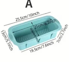 6tlg. Silikon Backformen Set - Ofenfest - Vielseitig für Gebäck - Kuchen