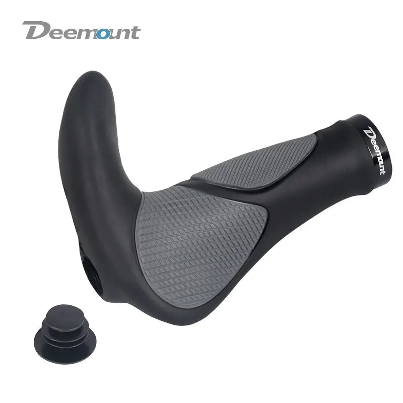 Ergonomische MTB Fahrradgriffe Schwarz-Grau, Profi Grip - Komfort, 1 Paar